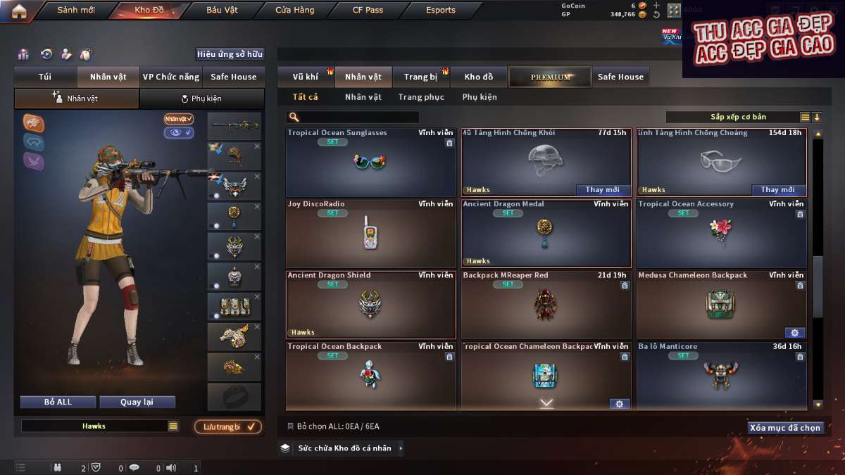 shop acc cf uy tin gia re